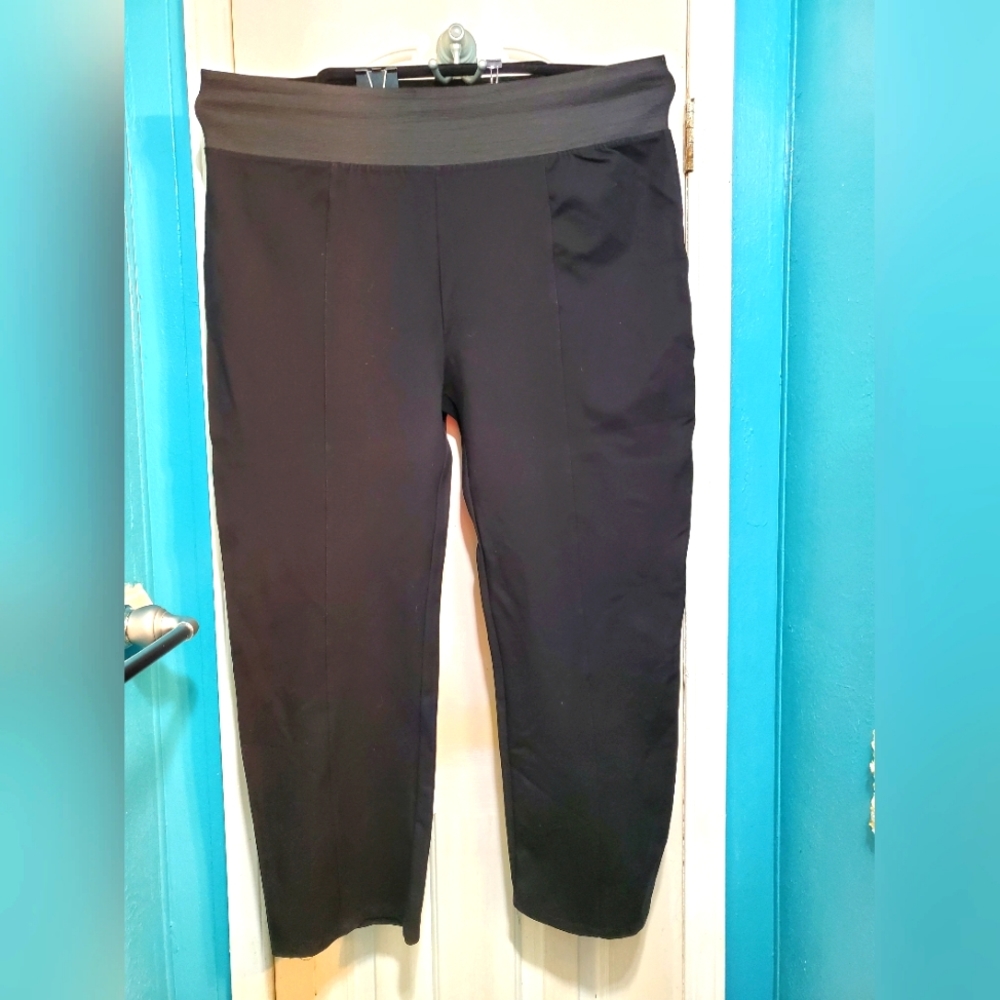 Plus Size Pull On Ponte Pants 4XL